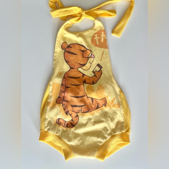 Handmade toddler open back bubble romper - Picture 1 of 2